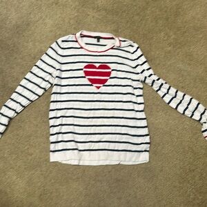 Talbots stripe sweater size Medium